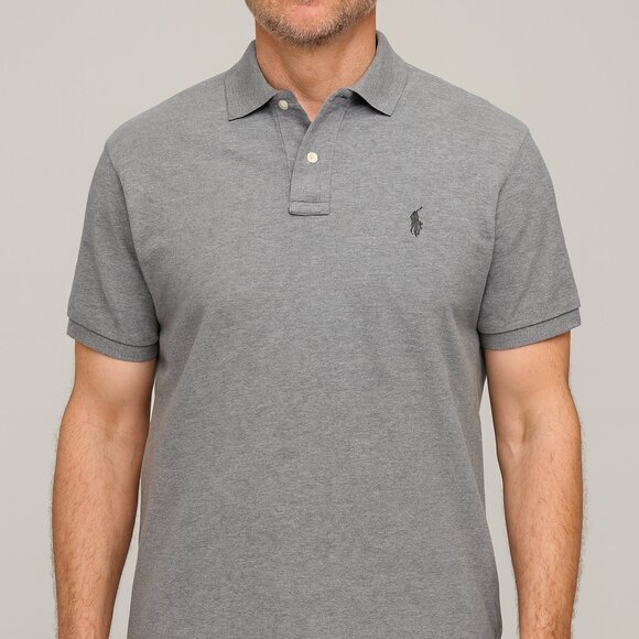 Polo Ralph Lauren Other - Polo Ralph Lauren Men’s Gray Cotton Polo Shirt Size Large Classic Fit Small Logo